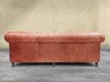 Arthur Extra Large Chesterfield Sofa In Bronze Vintage Leather