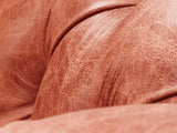 Arthur Extra Large Chesterfield Sofa In Bronze Vintage Leather