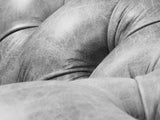Arthur Extra Large Chesterfield Sofa In Grey Vintage Leather