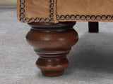 Arthur Extra Large Chesterfield Sofa In Tan Vintage Leather