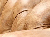 Arthur Extra Large Chesterfield Sofa In Tan Vintage Leather