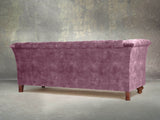 Darcy 3 Seat Chesterfield Sofa In Imperial Vintage Velvet