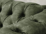 Darcy 3 Seat Chesterfield Sofa In Jade Vintage Velvet