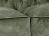 Darcy 3 Seat Chesterfield Sofa In Jade Vintage Velvet
