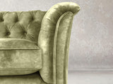 Darcy 3 Seat Chesterfield Sofa In Spring Meadow Vintage Velvet