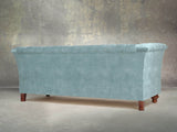 Darcy 3 Seat Chesterfield Sofa In Summer Mist Vintage Velvet