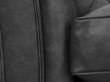 Darcy 4 Seat Chesterfield Sofa In Coal Ol' School Leather