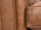 Darcy 4 Seat Chesterfield Sofa In Gingerbread Ol' School Leather