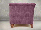 Darcy 4 Seat Chesterfield Sofa In Imperial Vintage Velvet