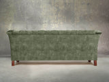 Darcy 4 Seat Chesterfield Sofa In Jade Vintage Velvet