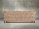 Darcy 4 Seat Chesterfield Sofa In Mocha Vintage Velvet