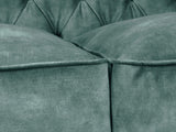Darcy 4 Seat Chesterfield Sofa In Ocean Storm Vintage Velvet