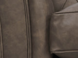 Darcy 4 Seat Chesterfield Sofa In Pewter Ol' School Leather
