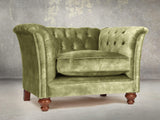 Darcy Chesterfield Chair In Spring Meadow Vintage Velvet