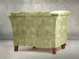 Darcy Chesterfield Chair In Spring Meadow Vintage Velvet