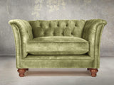 Darcy Chesterfield Chair In Spring Meadow Vintage Velvet
