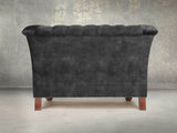Darcy Chesterfield Snuggler In Black Cat Vintage Velvet