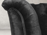 Darcy Chesterfield Snuggler In Black Cat Vintage Velvet