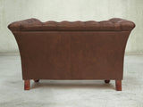 Darcy Chesterfield Snuggler In Hazelwood Ol' School Leather
