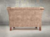Darcy Chesterfield Snuggler In Mocha Vintage Velvet