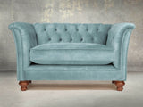 Darcy Chesterfield Snuggler In Summer Mist Vintage Velvet