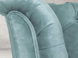 Darcy Chesterfield Snuggler In Summer Mist Vintage Velvet