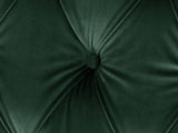 Elsa 2 Seat Chesterfield Sofa In Dark Green Lush Velvet