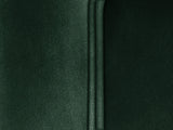 Elsa 2 Seat Chesterfield Sofa In Dark Green Lush Velvet