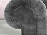 Elsa 2 Seat Chesterfield Sofa In Dove Vintage Velvet