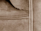 Elsa 2 Seat Chesterfield Sofa In Mocha Vintage Velvet