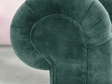 Elsa 2 Seat Chesterfield Sofa In Ocean Storm Vintage Velvet