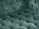 Elsa 2 Seat Chesterfield Sofa In Ocean Storm Vintage Velvet