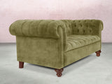 Elsa 2 Seat Chesterfield Sofa In Spring Meadow Vintage Velvet