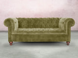 Elsa 3 Seat Chesterfield Sofa In Spring Meadow Vintage Velvet