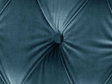 Elsa Bigger 3 Seat Chesterfield Sofa In Blue Lush Velvet
