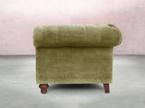 Elsa Bigger 3 Seat Chesterfield Sofa In Spring Meadow Vintage Velvet