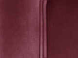 Elsa Bigger 3 Seat Chesterfield Sofa In Wine Lush Velvet