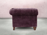 Elsa Snug 2 Seat Chesterfield Sofa In Imperial Vintage Velvet
