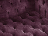Elsa Snug 2 Seat Chesterfield Sofa In Imperial Vintage Velvet