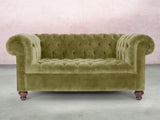 Elsa Snug 2 Seat Chesterfield Sofa In Spring Meadow Vintage Velvet