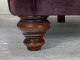 Flora 2 Seat Chesterfield Sofa In Imperial Vintage Velvet