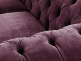 Flora 2 Seat Chesterfield Sofa In Imperial Vintage Velvet