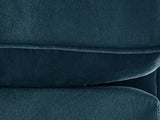 Flora 4 Seat Chesterfield Sofa In Blue Lush Velvet