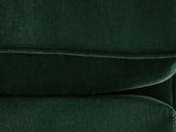 Flora 4 Seat Chesterfield Sofa In Dark Green Lush Velvet