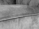 Flora 4 Seat Chesterfield Sofa In Dove Vintage Velvet
