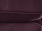 Flora 4 Seat Chesterfield Sofa In Grape Lush Velvet