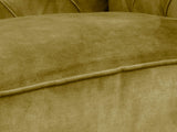 Flora 4 Seat Chesterfield Sofa In Olive Vintage Velvet