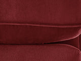 Flora 4 Seat Chesterfield Sofa In Red Lush Velvet