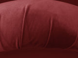 Flora 4 Seat Chesterfield Sofa In Red Lush Velvet