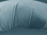 Flora 4 Seat Chesterfield Sofa In Sky Lush Velvet